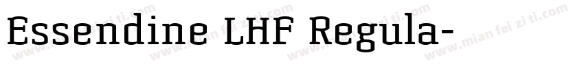 Essendine LHF Regula字体转换
